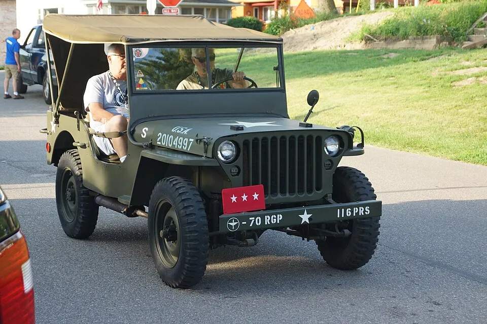 Jeep Ford GPW de 1942 sur la route