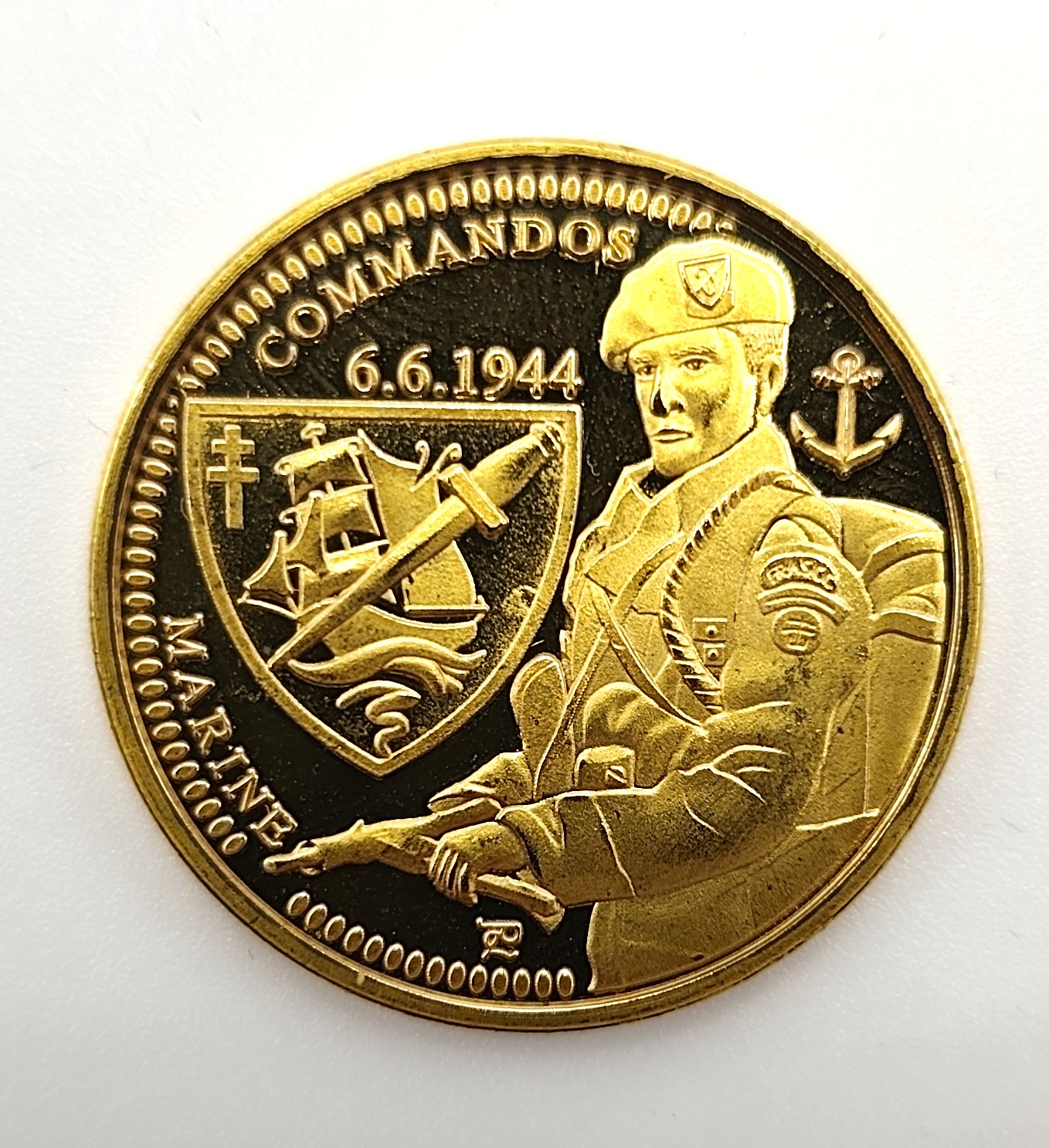 MEDAILLE 32MM COMMANDO KIEFFER
