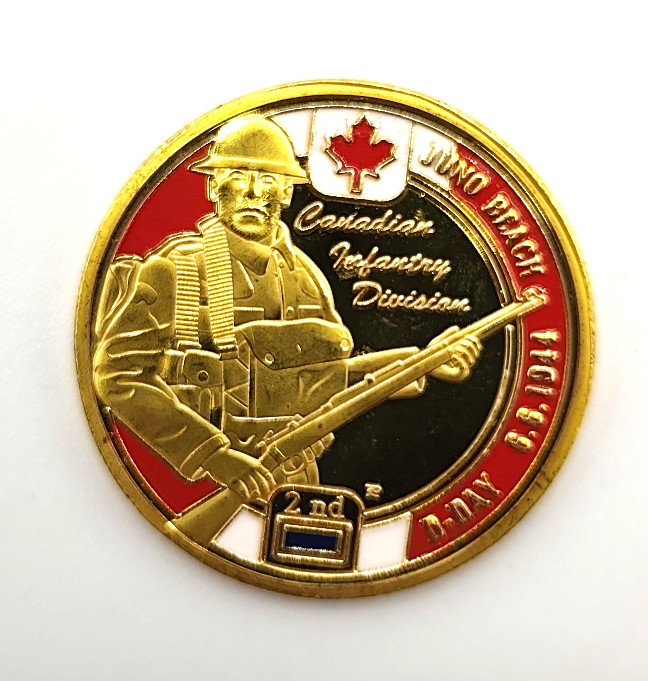 MEDAILLE 32MM SOLDAT CANADIEN