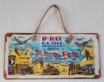 PLAQUE RELIEF CARTE D-DAY