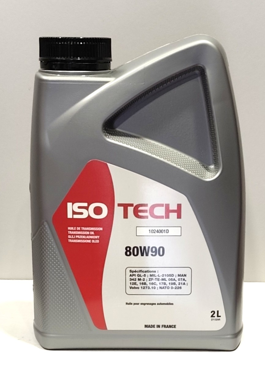 HUILE DE TRANSMISSION 80W90 ISOTECH 2L