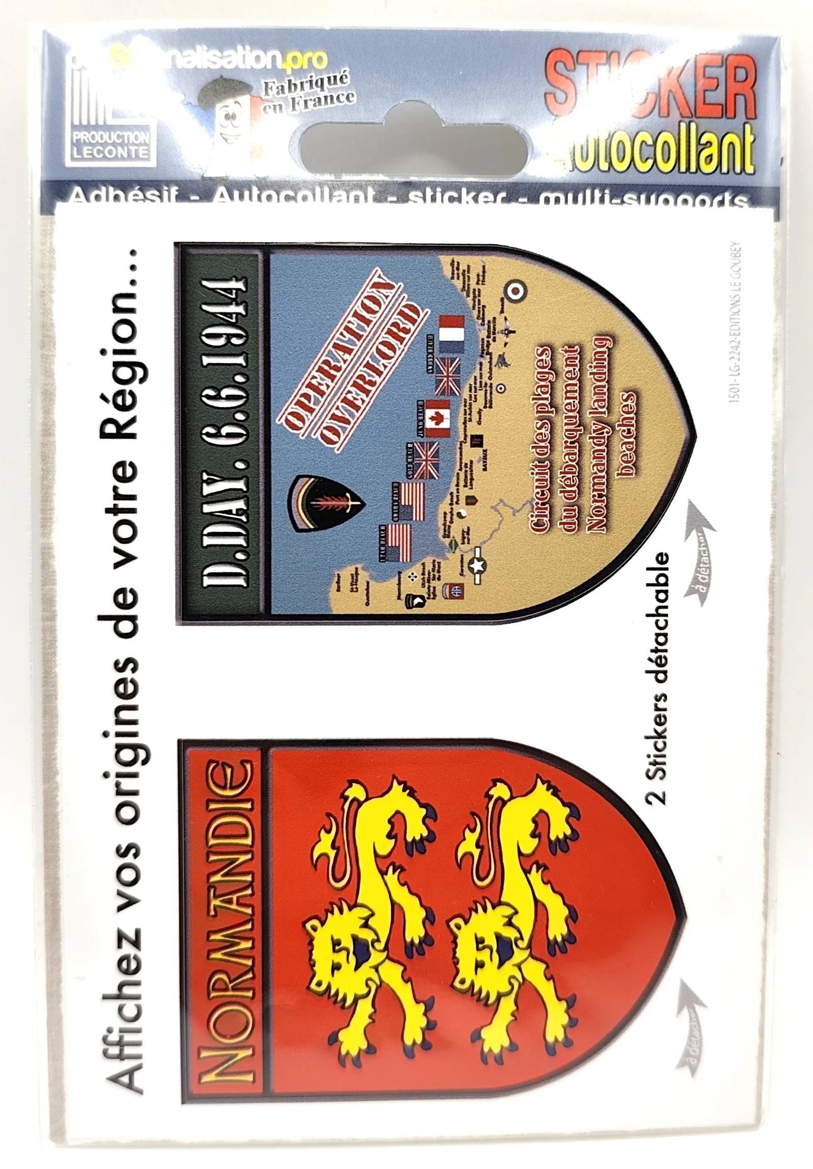 STICKER MINI: D-DAY ET NORMANDIE
