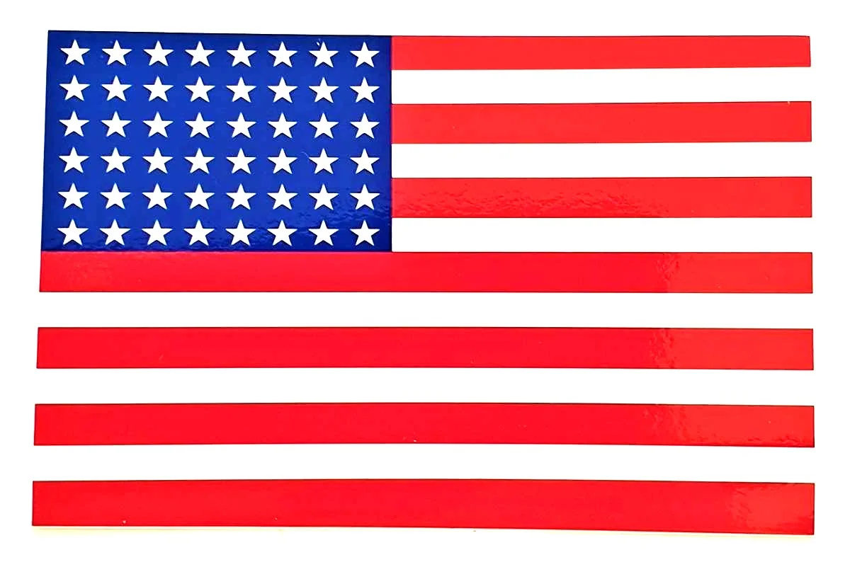 STICKER: DRAPEAU US