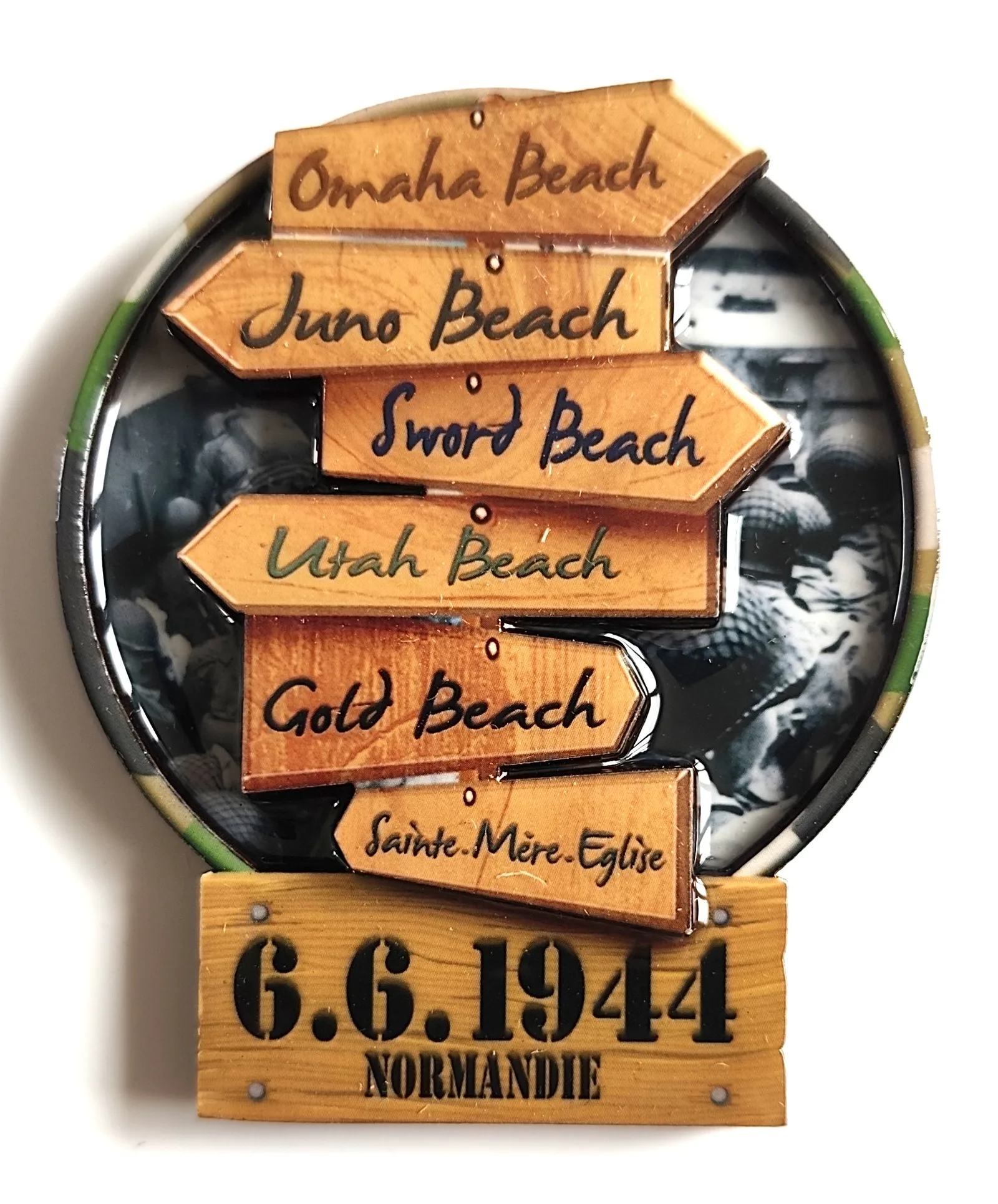 MAGNET MDF CARTE DES PLAGES