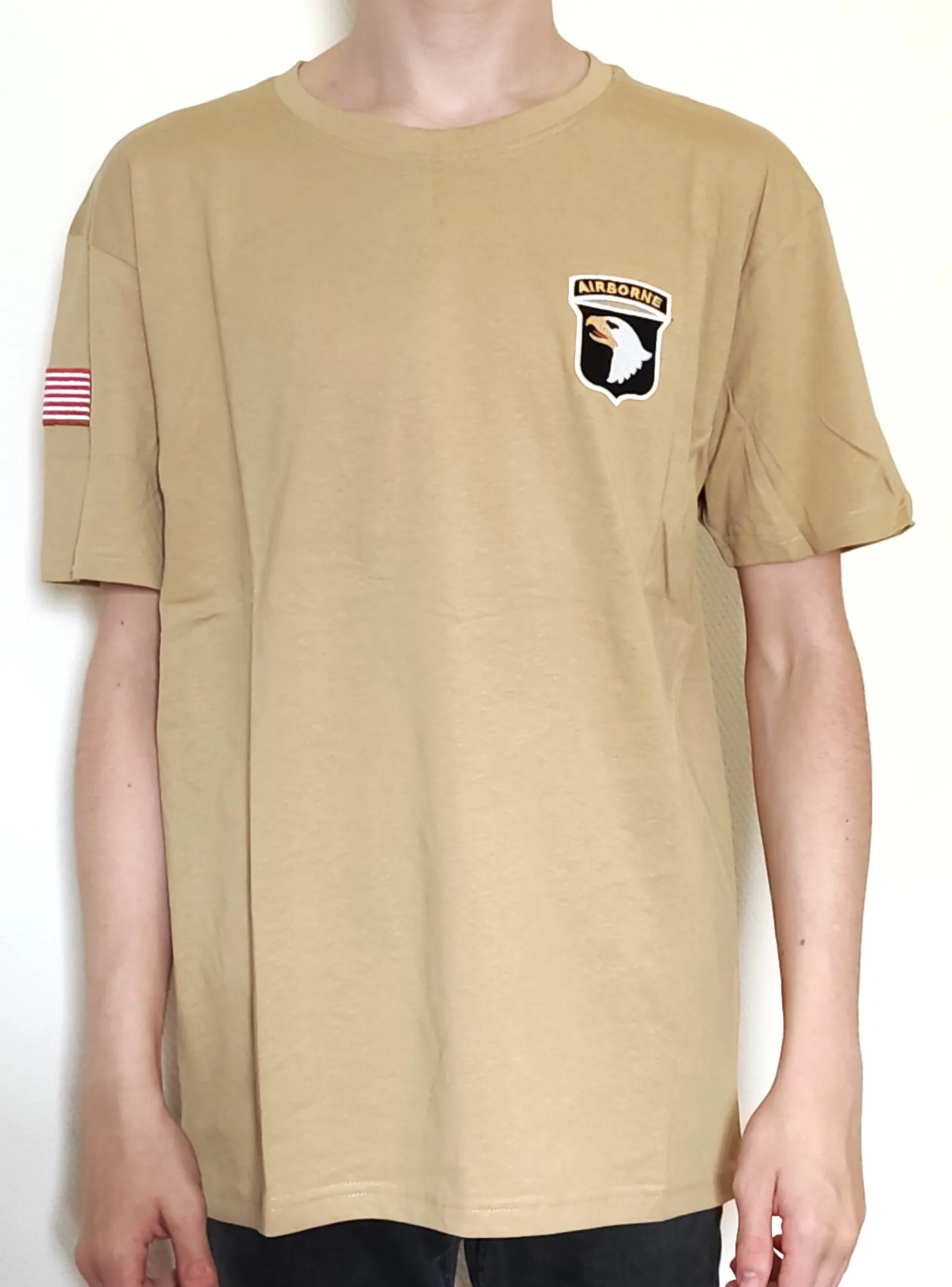 T-SHIRT 101ST AIRBORNE SABLE
