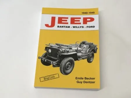 LIVRE JEEP BANTAM WILLYS FORD DE BECKER EN ENGLAIS