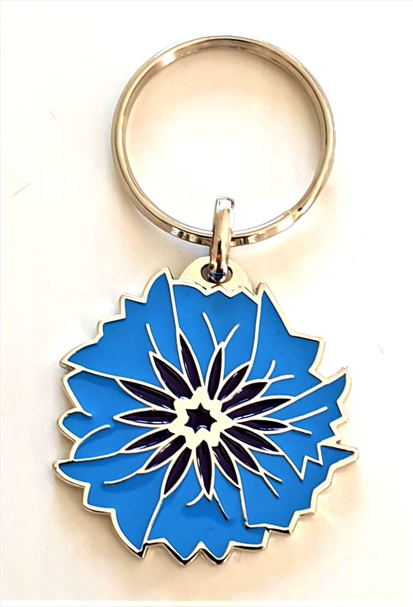 PORTE-CLEFS BLEUET