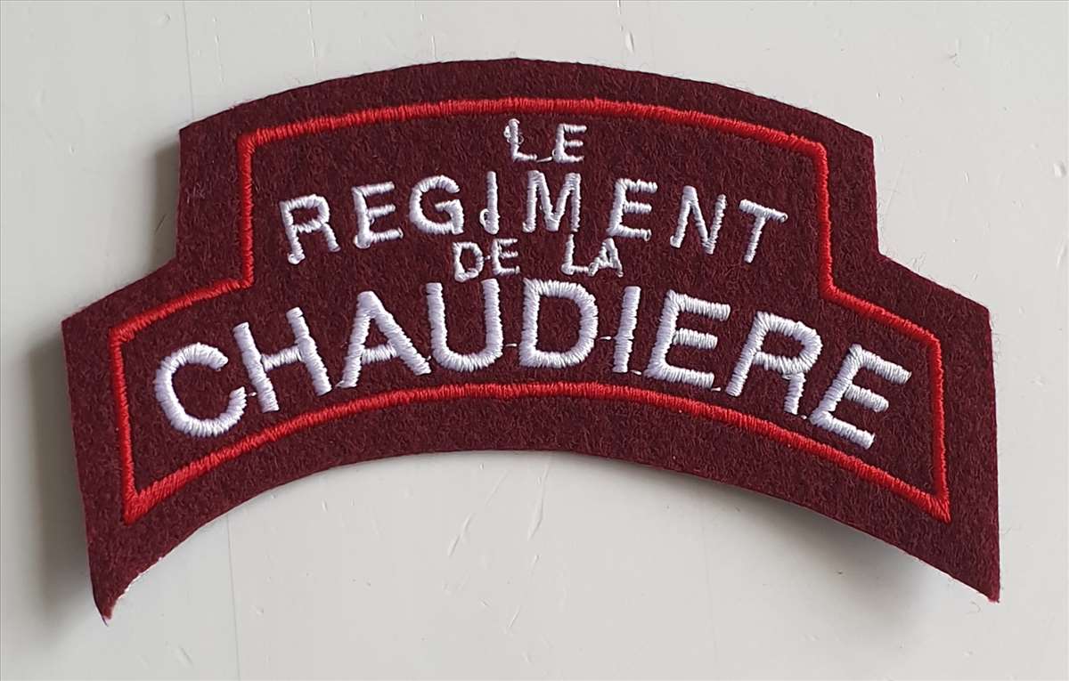 PATCH TITLE RGT DE LA CHAUDIÈRE