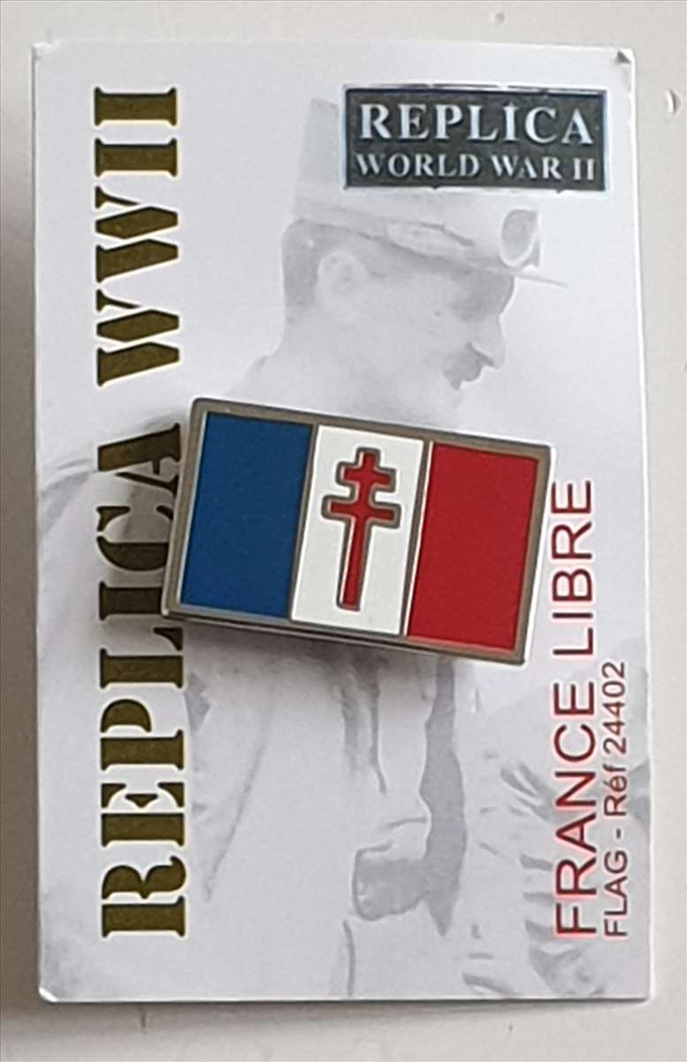 PIN'S DRAPEAU FRANCE LIBRE