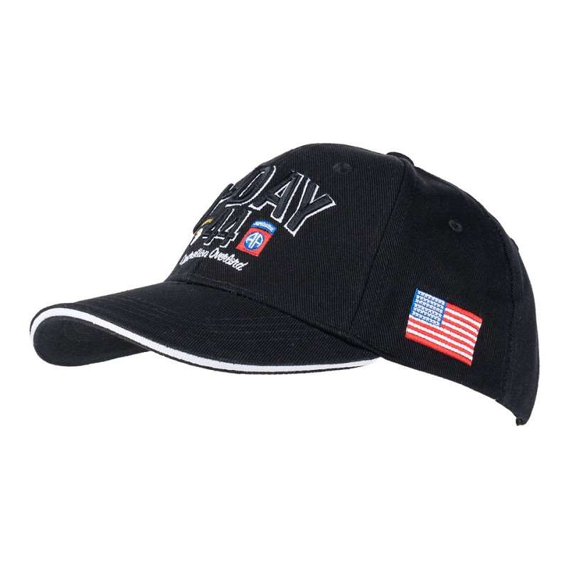 CASQUETTE D-DAY NORMANDIE BLACK