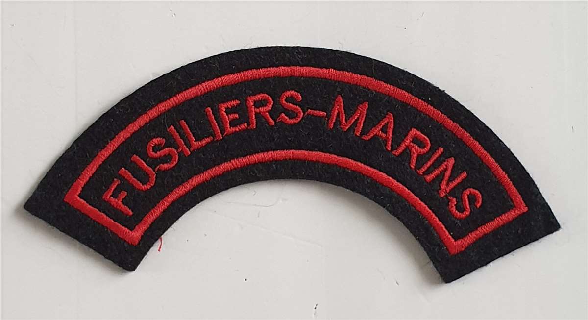 TITRE D'EPAULE FUSILIERS-MARINS