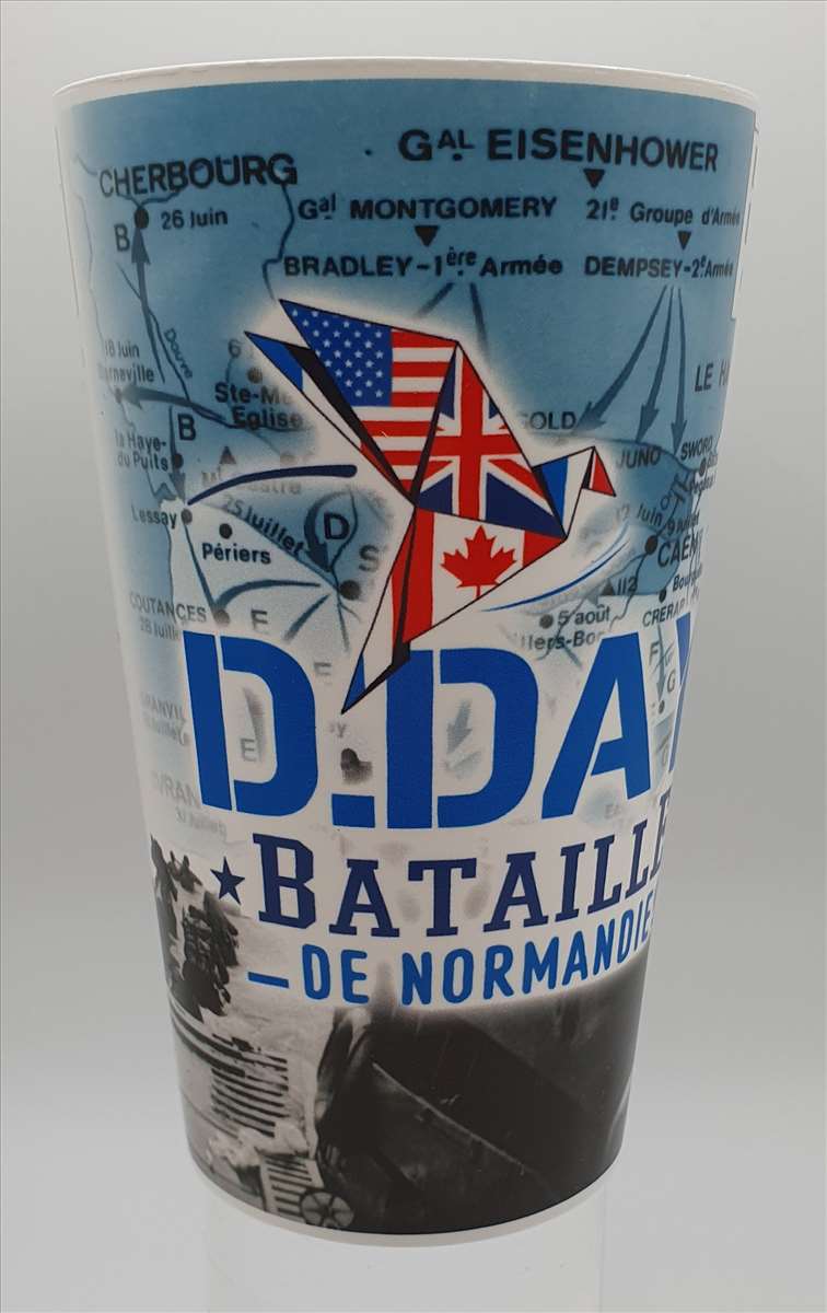 GOBELET D-DAY BATAILLE DE NORMANDIE