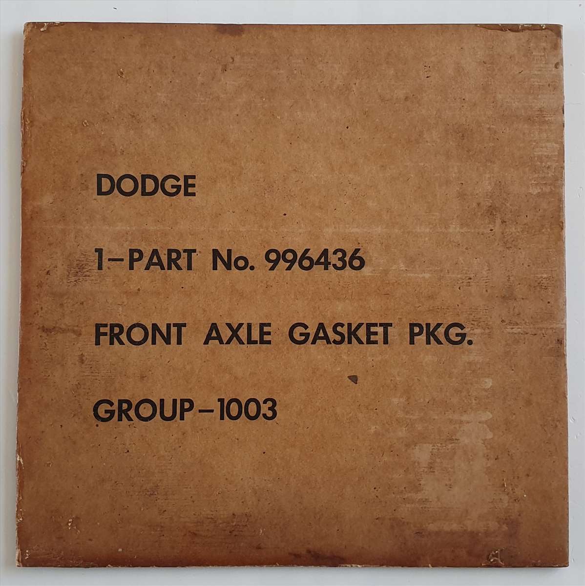 JOINT PONT AVANT SIMPLE ( POCHETTE )