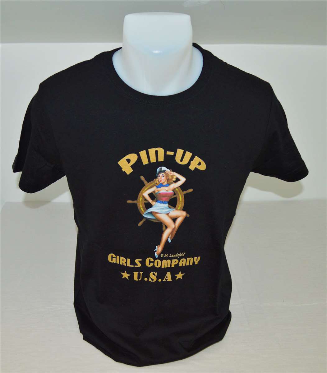 T-SHIRT PIN'UP MARINE