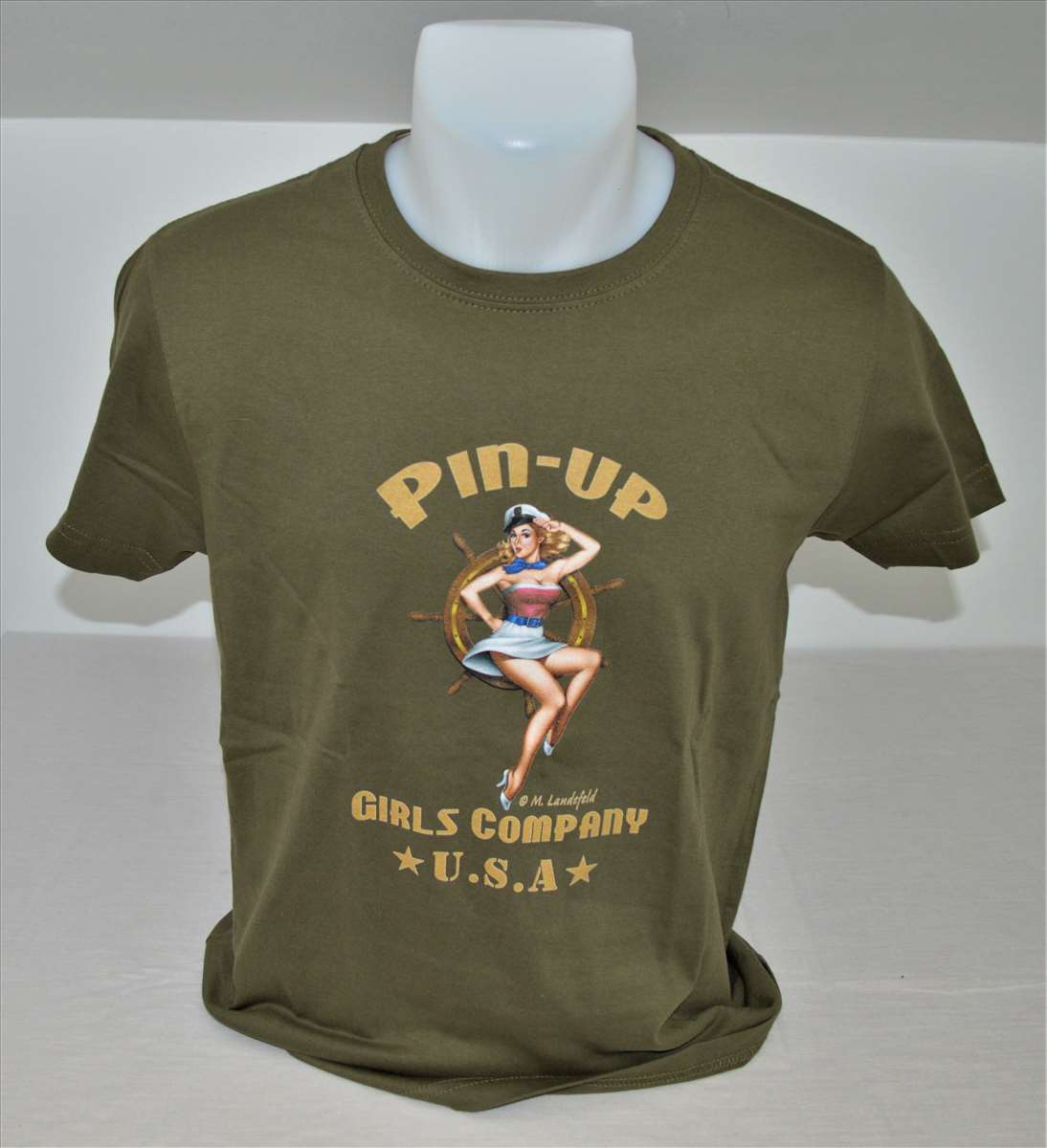 T-SHIRT PIN'UP MARINE